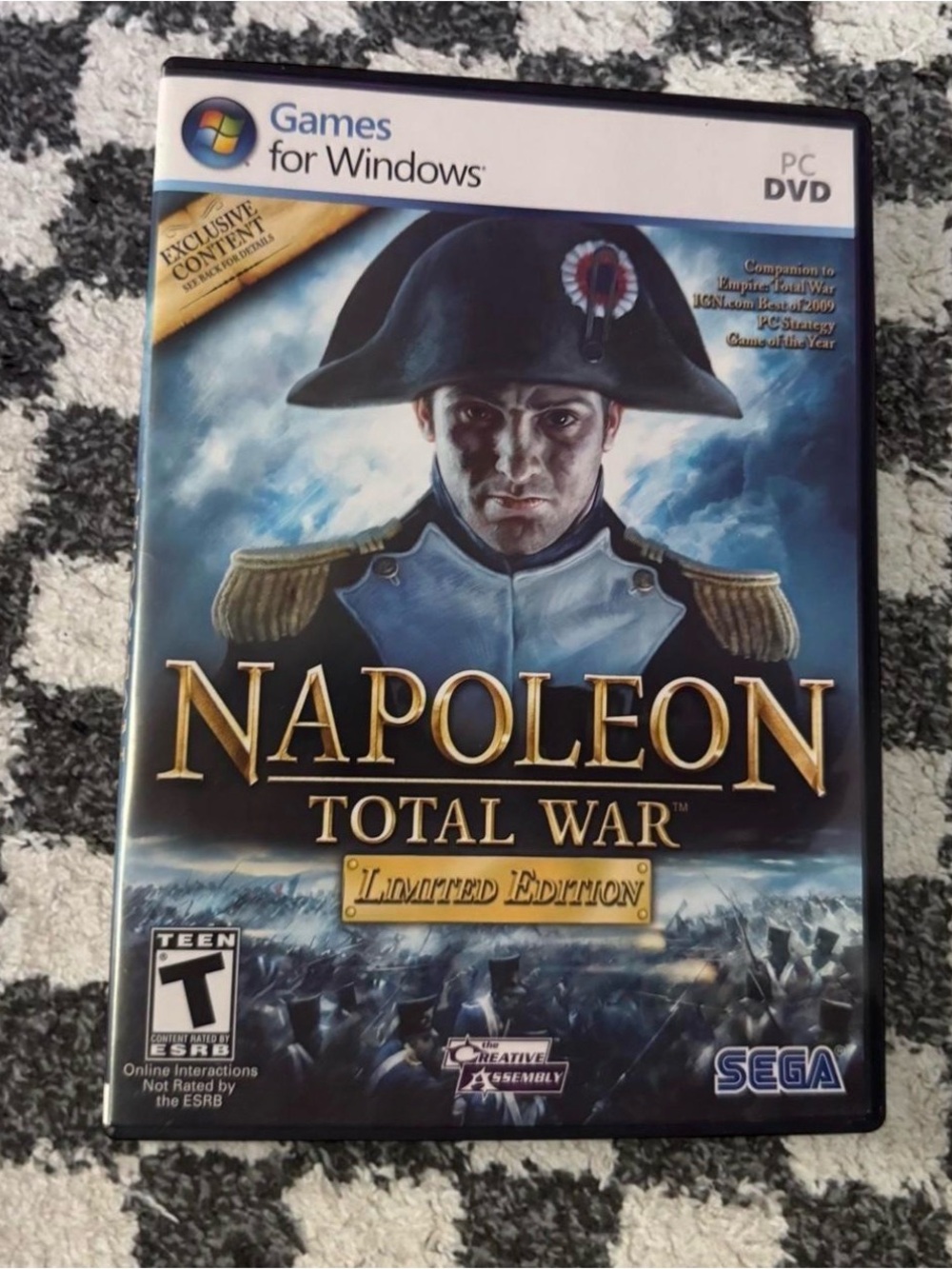 Official Vintage SEGA Napoleon: Total War - Limited Edition (Blue) PC Game